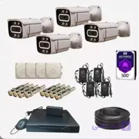 پکیج دوربین مداربسته دو دوربینه بولت وارملایت (5 مگاپیکسلی Model AHD_4fN_5MP)