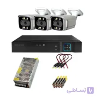 پکیج دوربین مداربسته سه دوربینه بولت وارملایت (5 مگاپیکسلی Model AHD_2fN_5MP)