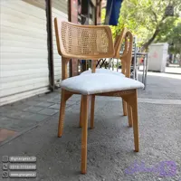 صندلی حصیری راش