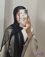 شال توری ساده دورگان