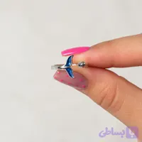 انگشتر دم وال آبی