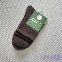 جوراب نیم ساق ساده کبریتی ادیکو