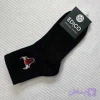 جوراب نیم ساق گلدوزی گاو عصبانی