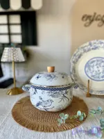 قابلمه لعابی قلم آبی | قطر ۲۲ سانتی‌متر