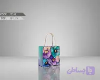 ساک دستی مربع کادویی کد 20108سایز 8.5 ×12×12(عمده)