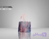 ساک دستی مربع ادکلنی کد 20124سایز 8.5 ×12×12(عمده)