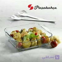 تابه پیرکس مربع دسته دار برند برجام پاشاباغچه کد 59024
