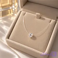 گردنبند بند نامرئی نگین