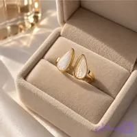 انگشتر اشکی باز