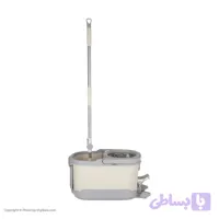 زمین شوی چرخشی پدال دار استیل دیاموند چرخدار