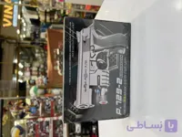 تفنگ لیزری ساچمه پلاستیکی لیزر و چراغ قوه دارد