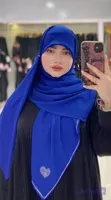 روسری نگین قلبی