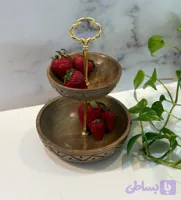 شکلات خوری چوبی(چوب گردو)