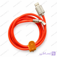 کابل شارژ سیلیکونی سر چرخشی