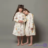 پیراهن دخترانه آستین بلند جنس پشمی