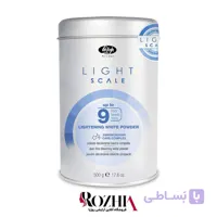 پودر دکلره سفید لیزاپ Lisap مدل 9 حجم 500 گرم