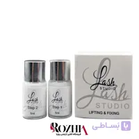 مواد لیفت مژه و ابرو شیشه ای بی رنگ 1.2 لش استدیو