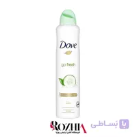 اسپری ضدتعریق زنانه خیار و چای سبز Go Fresh داو