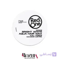 واکس مو ژلی ردوان RedOne مدل آکوا هیر واکس سفید براق Bright White Aqua Hair Wax درجه نگهداری Full Force حجم 150 میلی لیتر