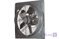 هواکش صنعتی پروانه استیل VIS-40D4S با توری محافظ