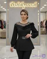 شومیز مجلسی شیک یقه گل زنانه و دخترانه
