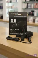 سشوار حرفه‌ای X5 مدل 8877-2500 (تجربه براشینگ سالنی در خانه)