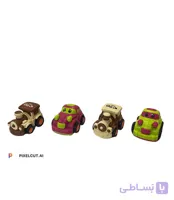 مجموعه ماشین و قطار اسباب بازی بسته 4 عددی