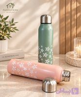 بطری استیل طرح شکوفه