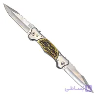 چاقو جیبی دسته استخوانی دوطرفه