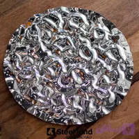 سینی موج نقره‌ای استیل لند(TDH-159)