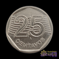 سکه 25 سنتاوو برزیل