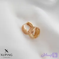 گوشواره حلقه طرحدار برند ژوپینگ کد ۱۵۴