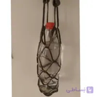 نگهدارنده بطری با چرم طبیعی گاو