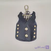 جاکلیدی چرم طبیعی مدل جلیقه با چهار جای کلید