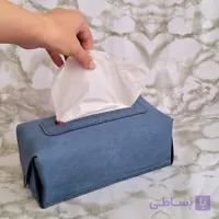 جعبه جادستمالی چرم طبیعی لاکچری برای دستمال کاغذی های پاکتی