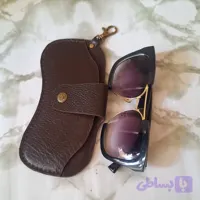 جاعینکی چرم طبیعی مدل آویز به کیف