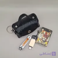 جاکلیدی چرم طبیعی مدل کیف دستی برای خرده ریز