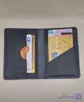 جاکارتی چرم طبیعی مدل جمع و جور ظرفیت ۸ کارت بانکی