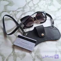 جاعینکی چرم طبیعی مدل گردنی دارای جای کارت