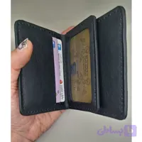 کیف پول جیبی چرم طبیعی مدل سه لت