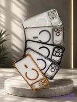 قاب گوشی آیفون شفاف ۱۷ و ۱۶ پرومکس مدل Magsafe Delgado