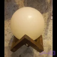 آباژور سنگ نمک پایه دار کد 3