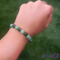 دستبند سنگ اونتورین و عقیق سبز