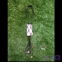 اویز سنگ نمک راف با مهره های هفت چاکرا