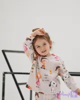 ست راحتی بلوز و شلوار پاییزی دخترانه طرح اسنوپی