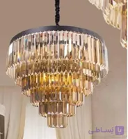 لوستر مدل کاترین سایز 70 در 6 طبقه کریستال
