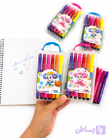 ماژیک رنگ آمیزی ۱۲ رنگ water color pen