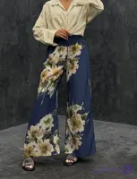 شلوار لینن بگ زنانه کد 40004