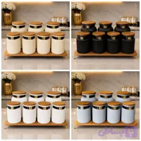 پاسماوری شیشه ایی درب چوبی