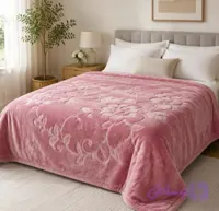 پتو گلبافت دو نفره سایز 220×240 سانتی متر